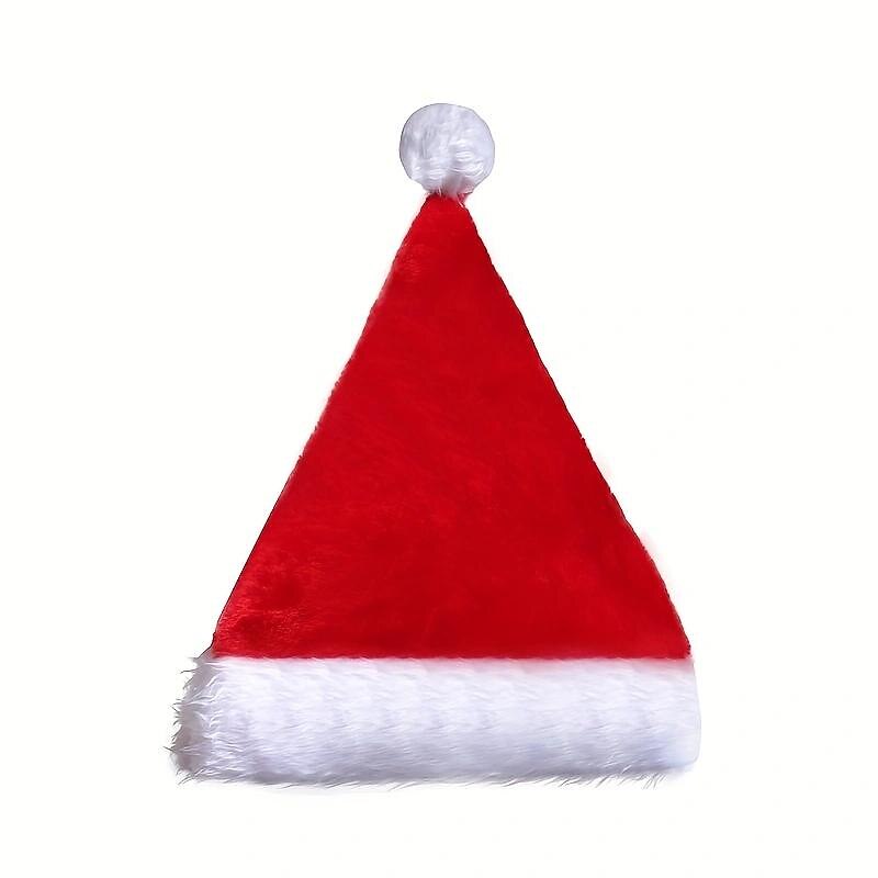 Christmas Plush Light-Up Santa Hat