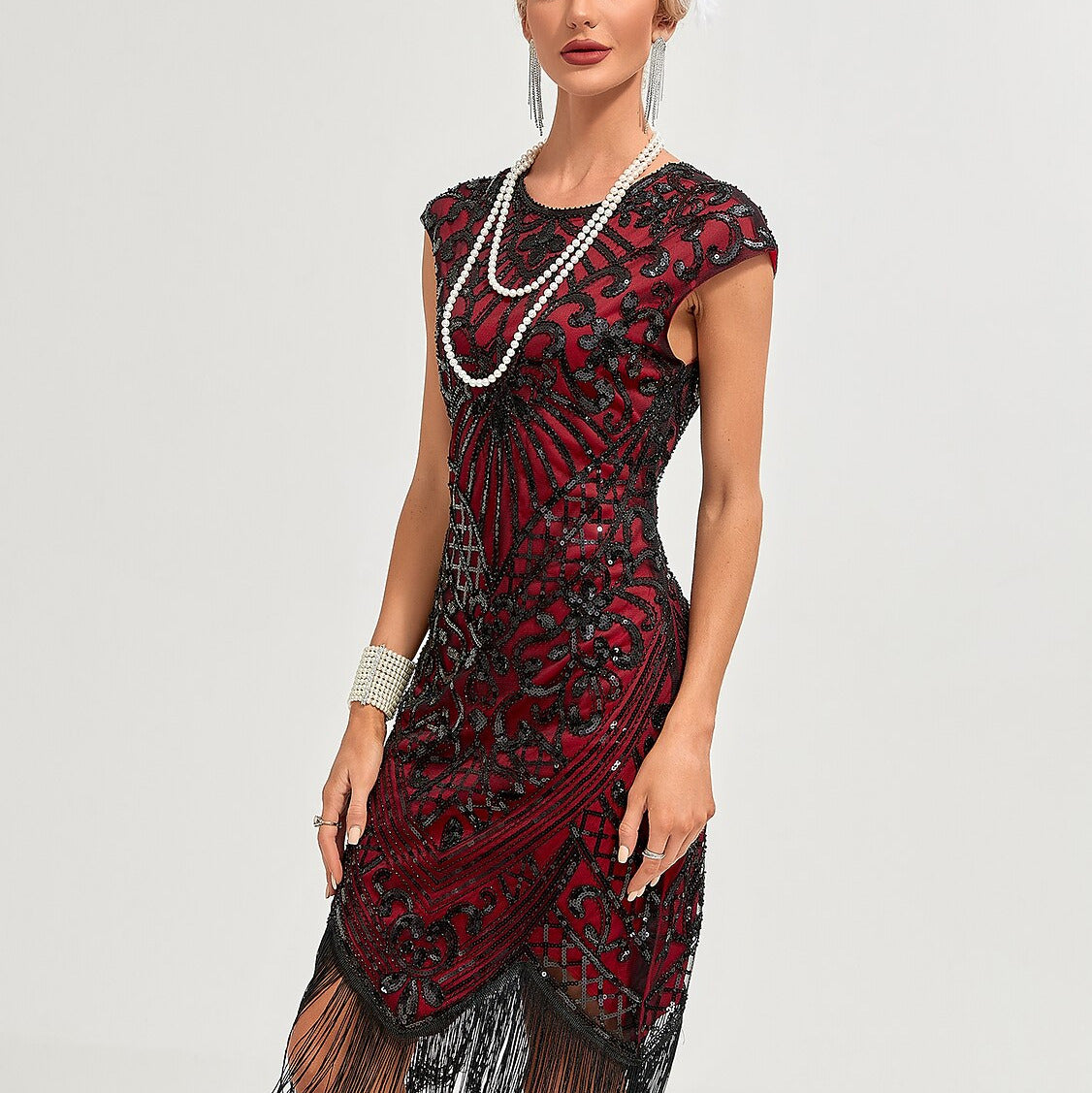 Art Deco Beading Flapper Dress