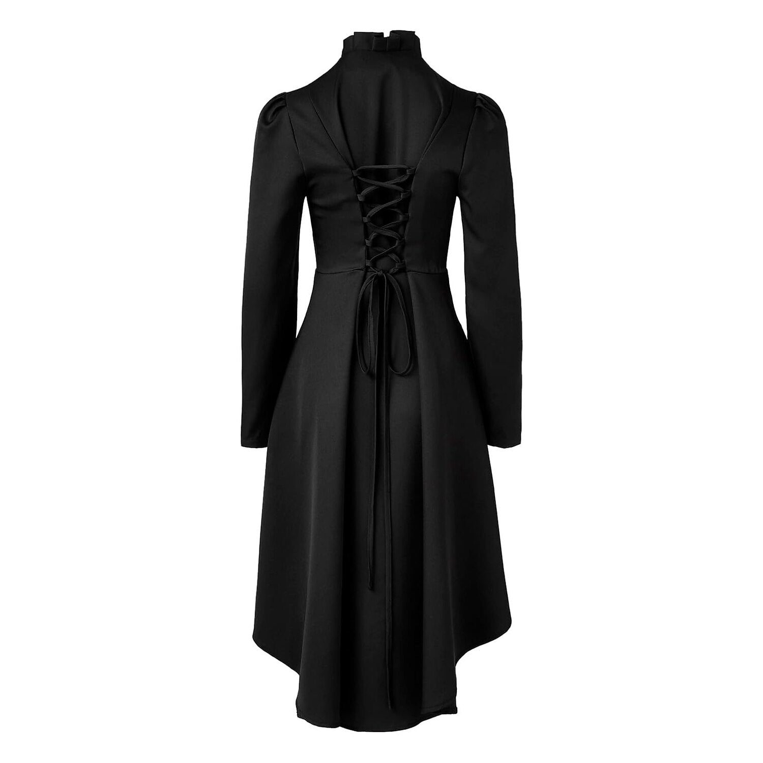 Steampunk High - Low Hem Long Jacket Dress