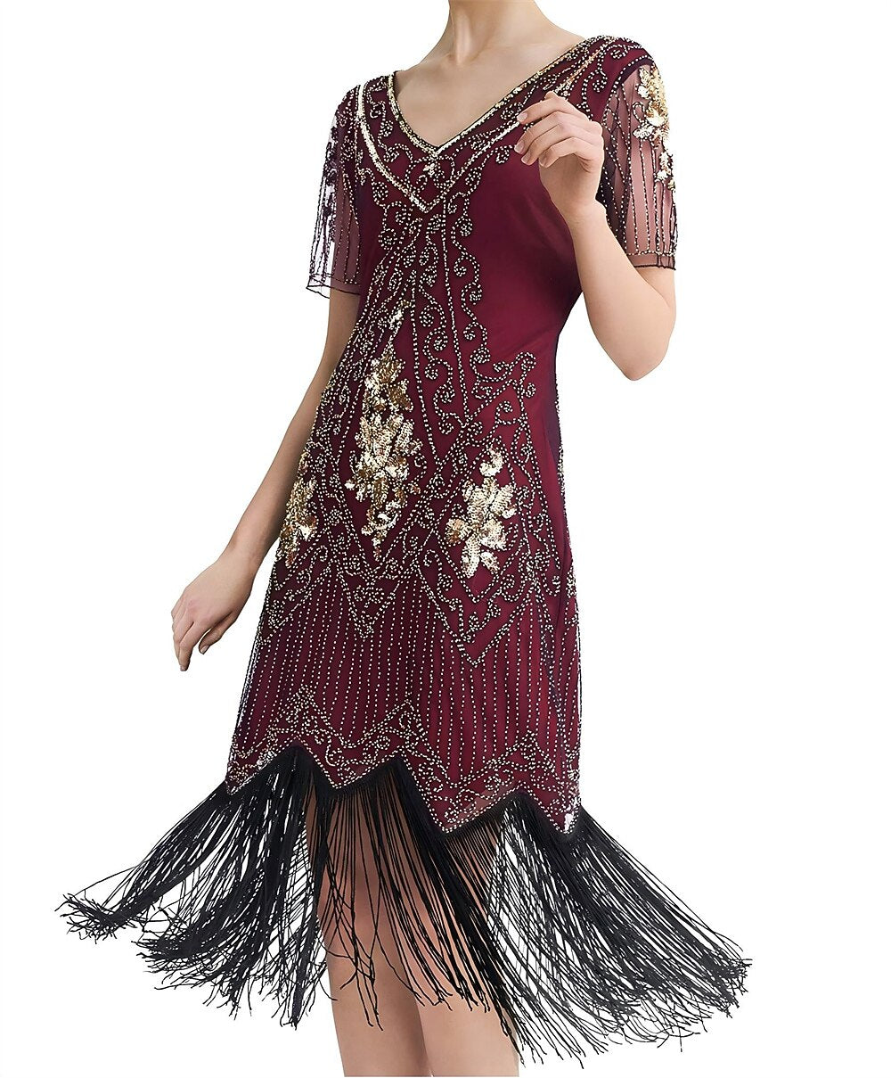 Art Deco Flapper Dress & Accessory Costume Set