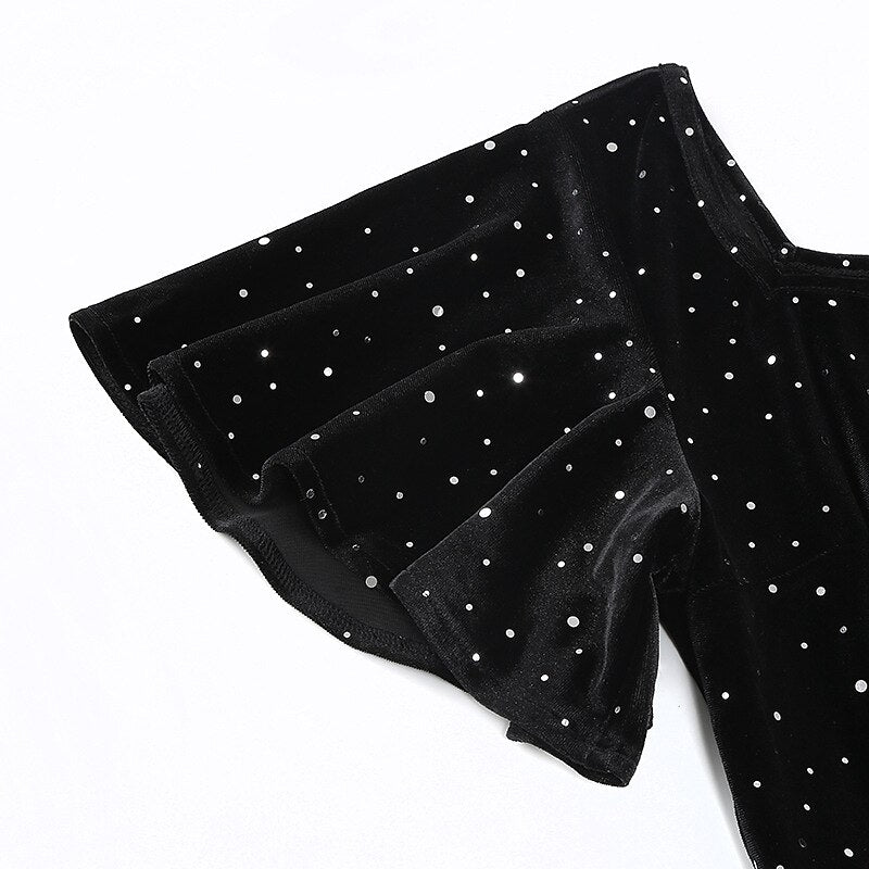 Vintage Sparkling A-Line Dress