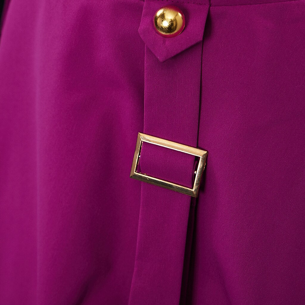 Steampunk Skirt Length Adjustable Skirt With Pocket