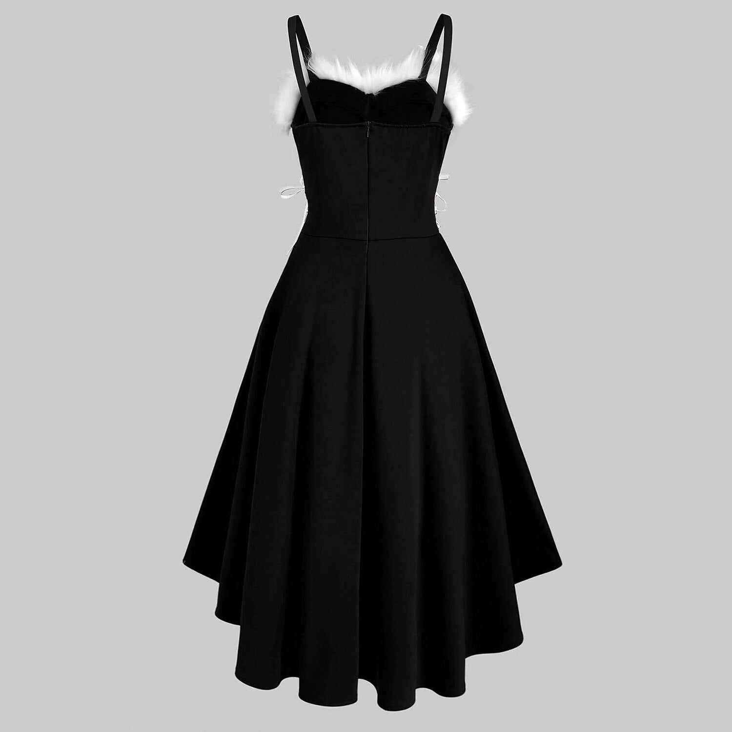 Christmas Corset High-Low Santa Dress