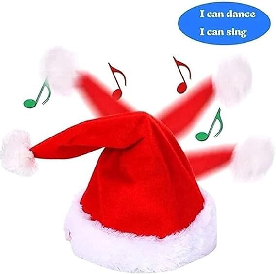 Christmas Singing & Dancing Electric Santa Hat