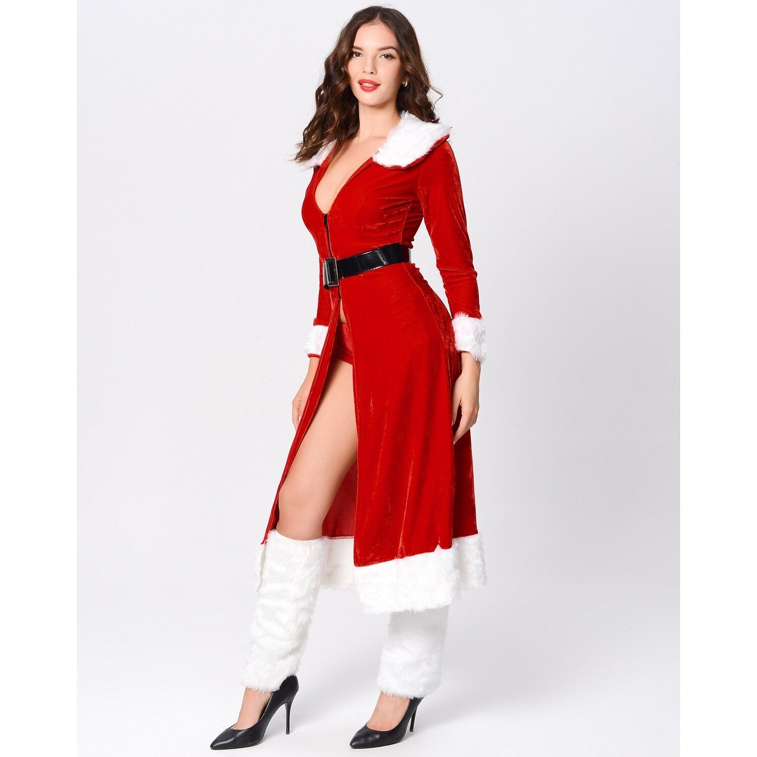 "Naughty List" Santa Lingerie Robe