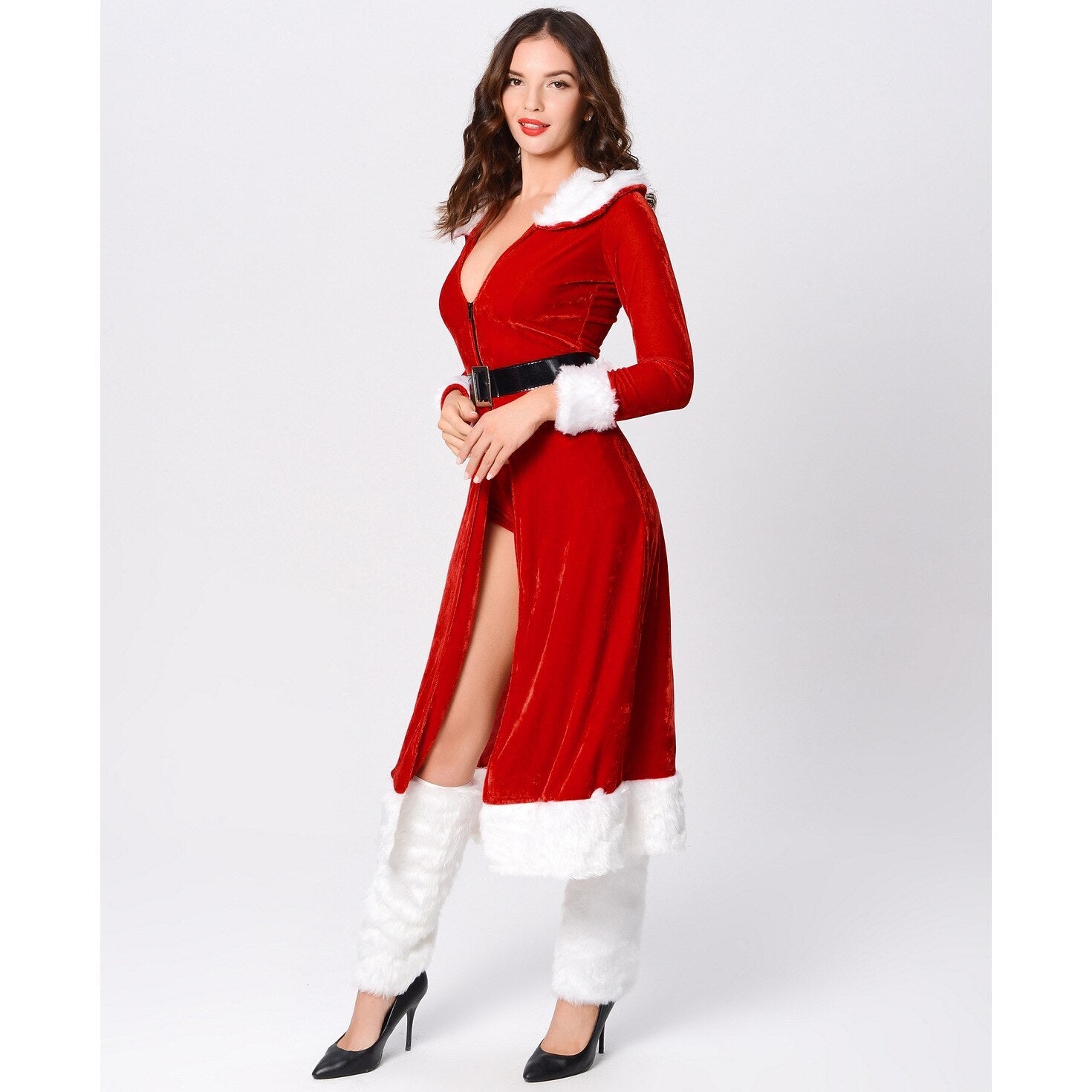 "Naughty List" Santa Lingerie Robe