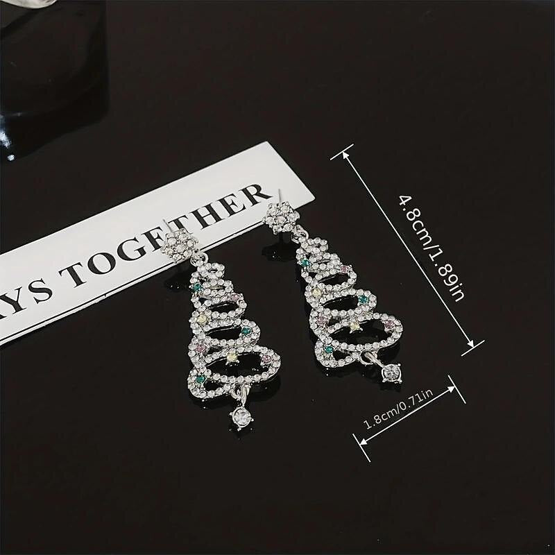 Christmas Rotating Tree Earrings