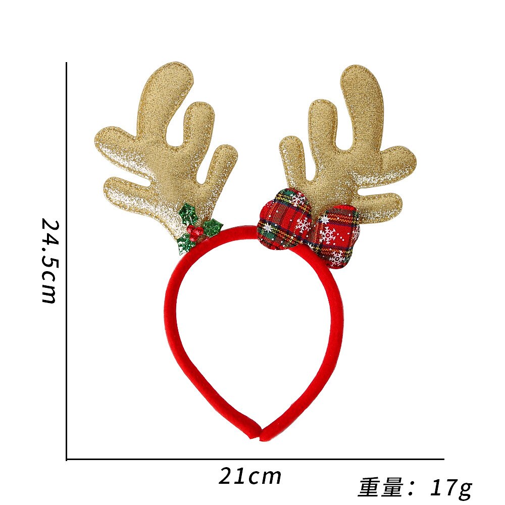 12 PCS Christmas Party Favor Headband