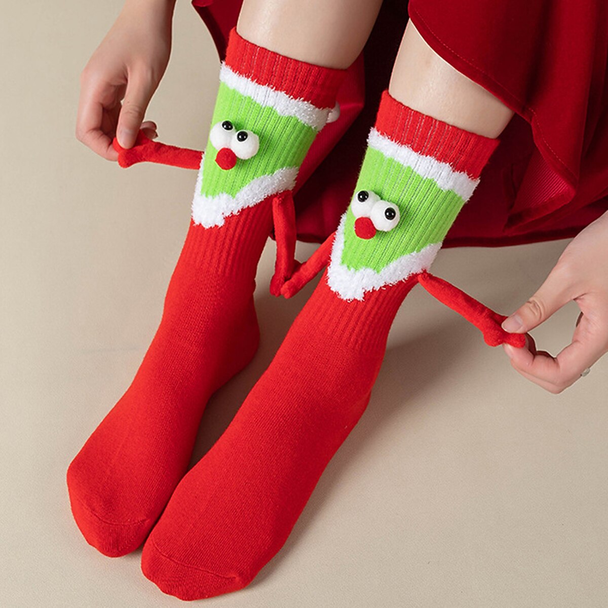 Christmas 3D Character Crew Socks
