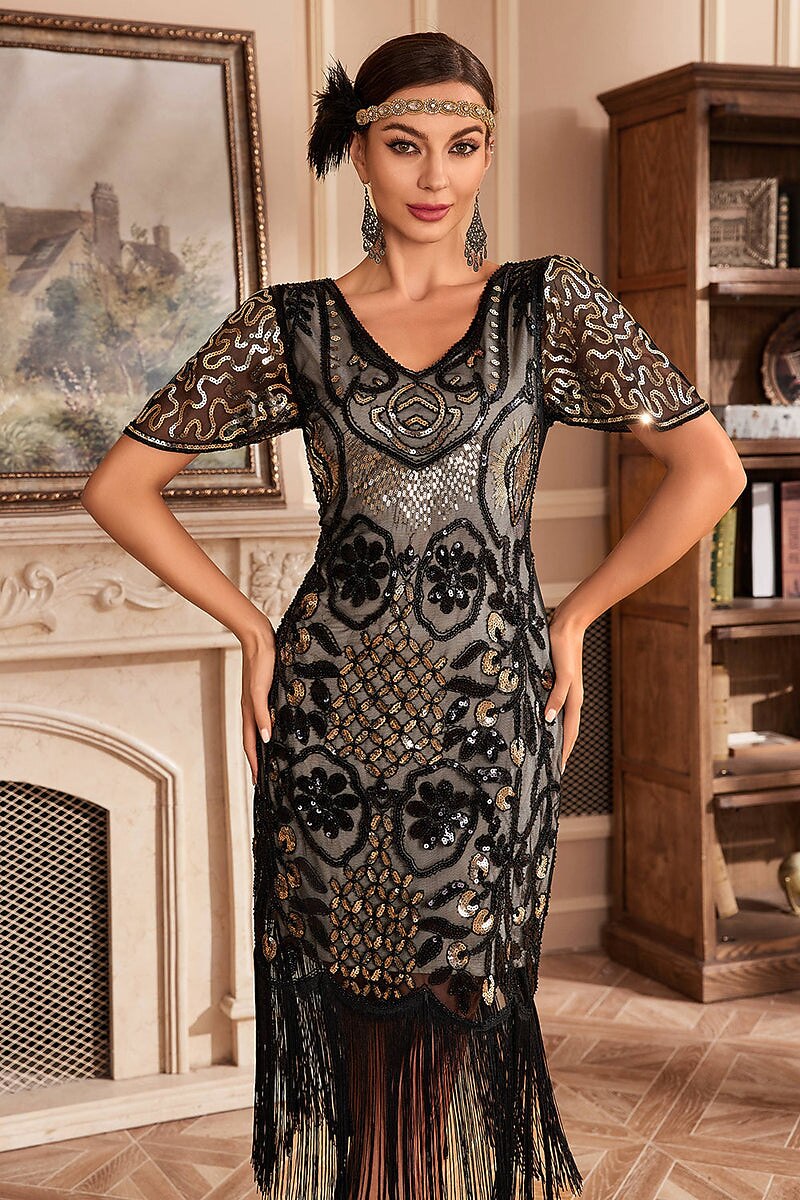 Art Deco Flapper Dress