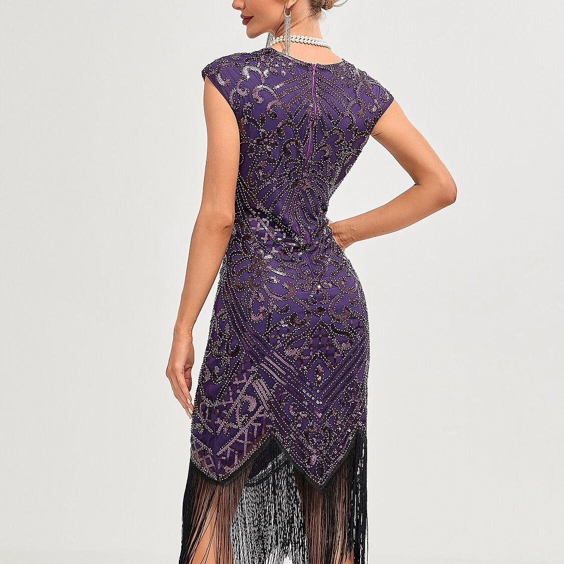 Art Deco Beading Flapper Dress