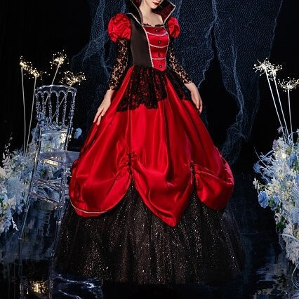 Gothic Victorian Crinoline Style Ball Gown