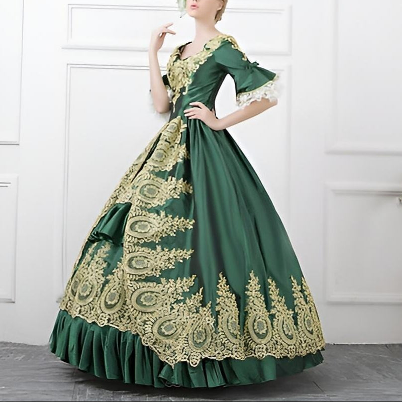Rococo Marie Antoinette Style Court Gown