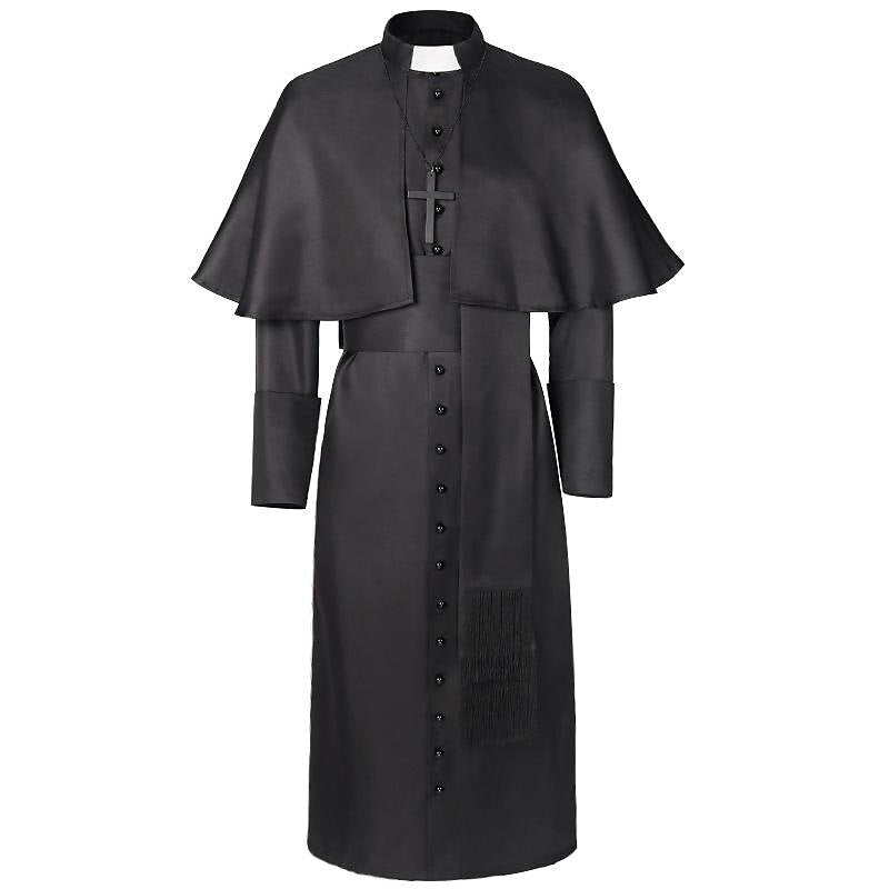 Clergy Cassock with Shoulder Cape