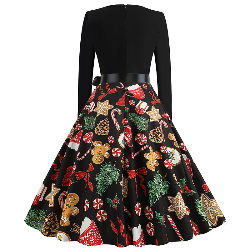 Christmas Gingerbread Party Dress