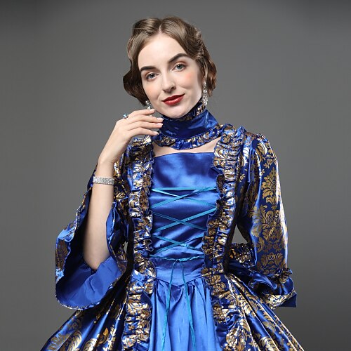 Rococo Marie Antoinette Style Gown