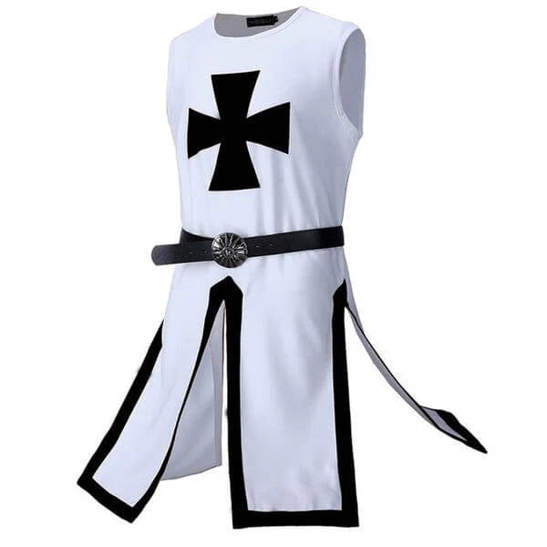 Sleeveless Medieval Templar Tunic