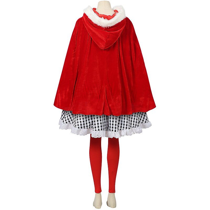 Cindy Lou Who Dress with Red Cape