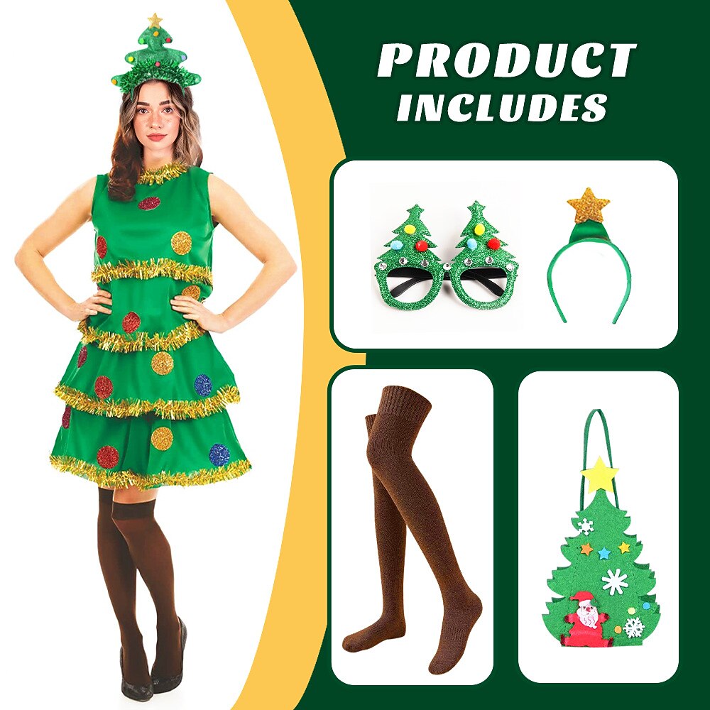 Women's Christmas Trees Outfits