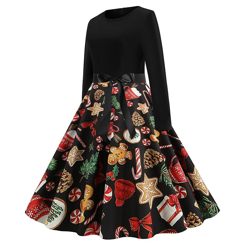 Christmas Gingerbread Party Dress