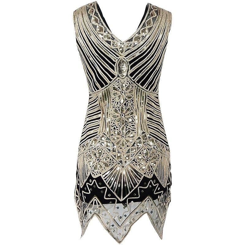 Sparkly Sequin Bodycon Flapper Dress