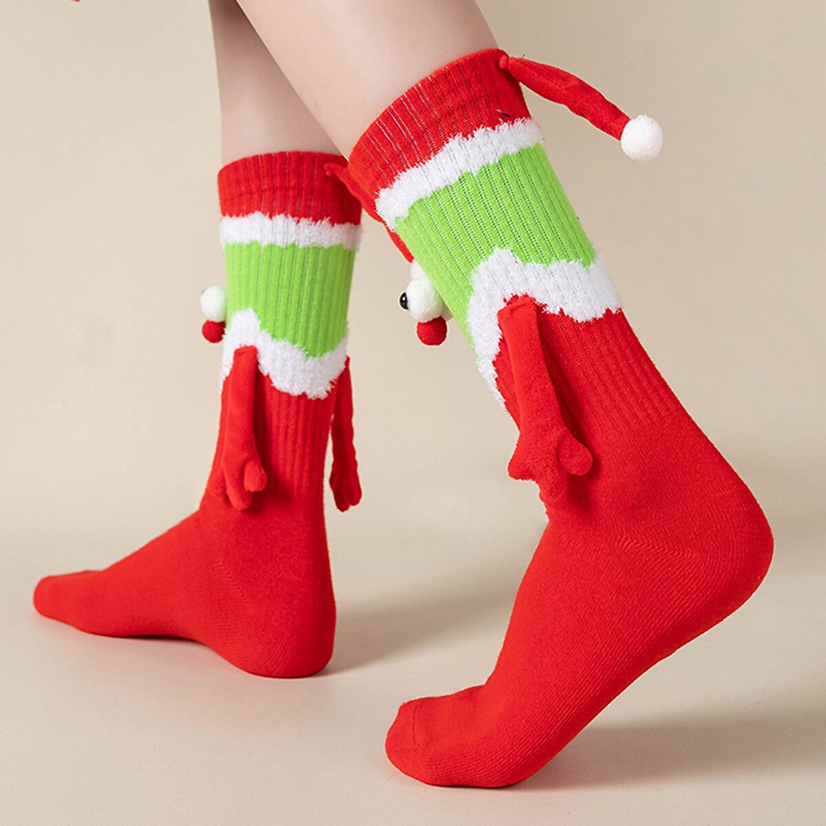 Christmas 3D Character Crew Socks