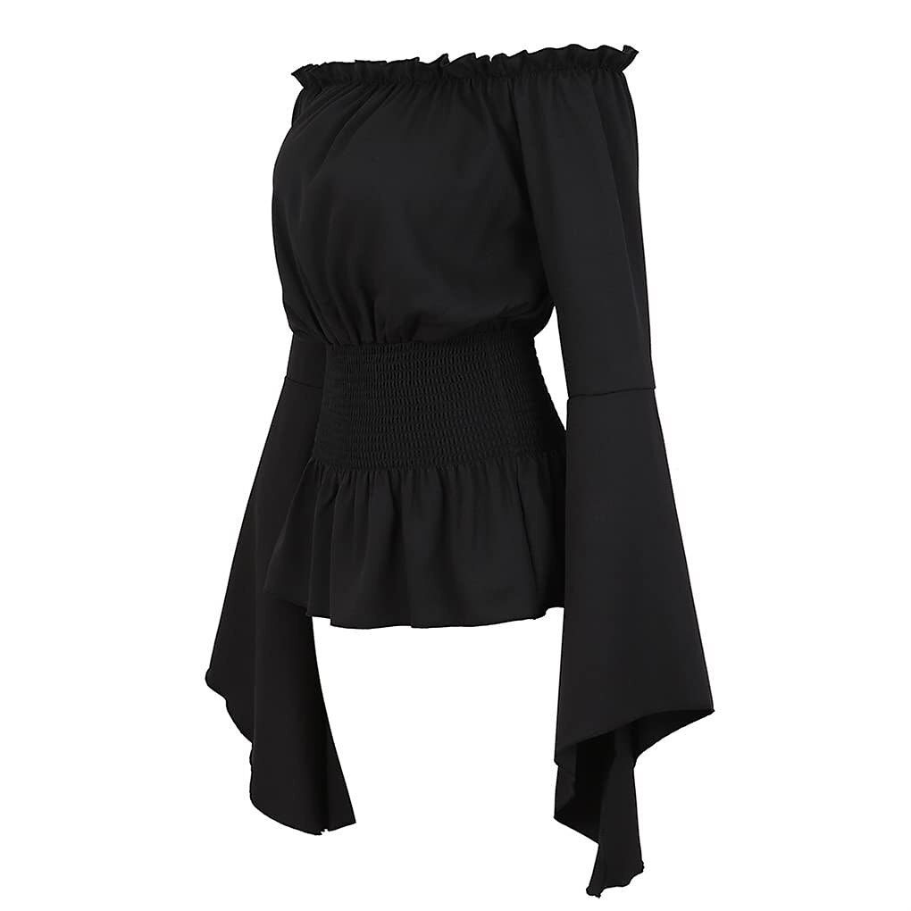 Renaissance Medieval Gothic Victorian Bell Sleeves Tops