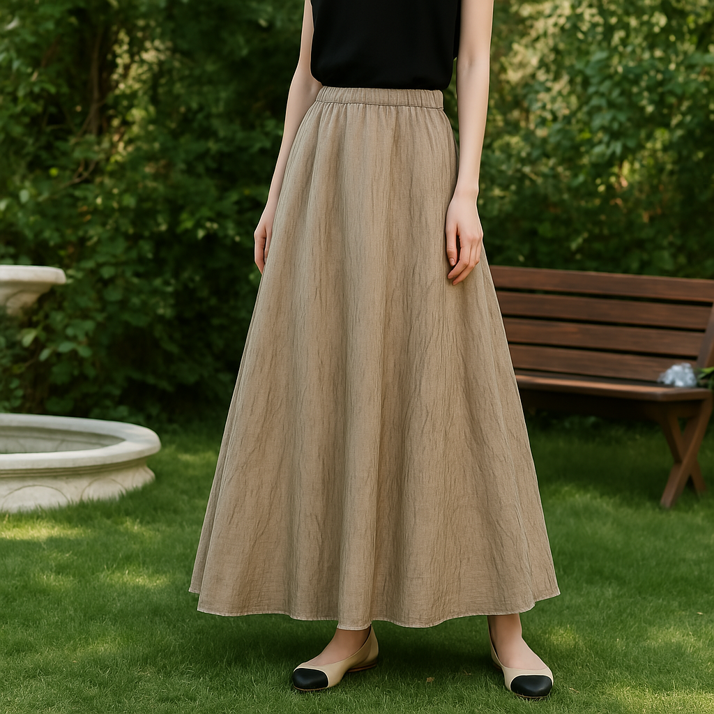 Retro Style Tie-Dye Skirt for Masquerade & Casual