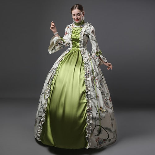 Rococo Marie Antoinette Style Gown