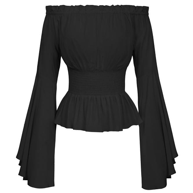 Renaissance Medieval Gothic Victorian Bell Sleeves Tops