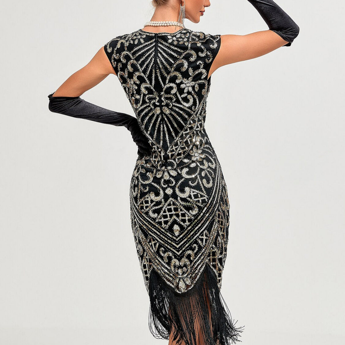Art Deco Beading Flapper Dress
