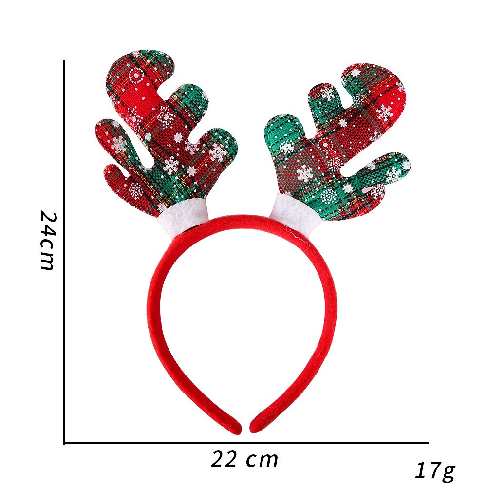 12 PCS Christmas Party Favor Headband
