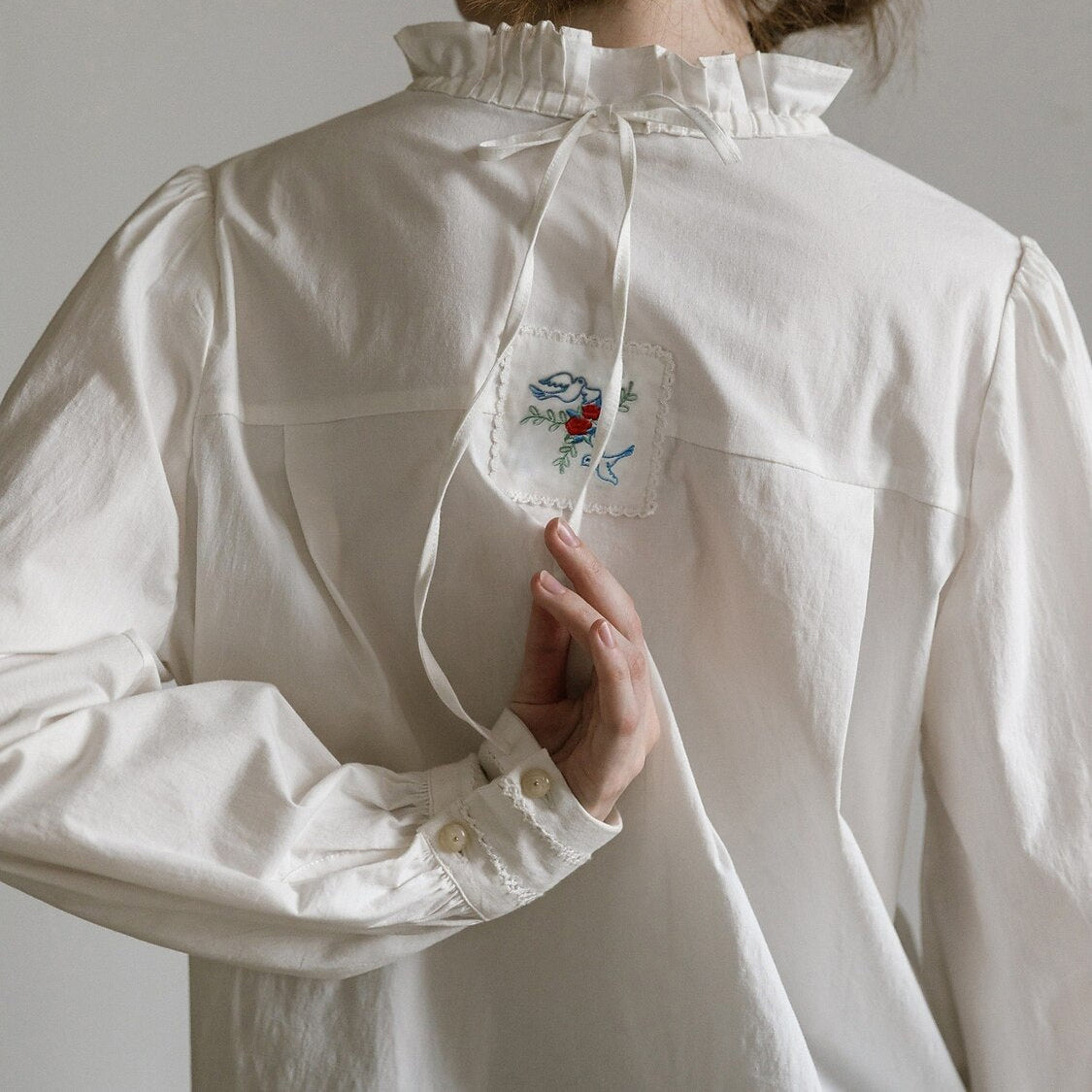 Vintage Cottagecore Style Ruffle Collar