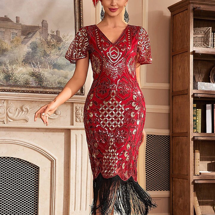 Art Deco Flapper Dress