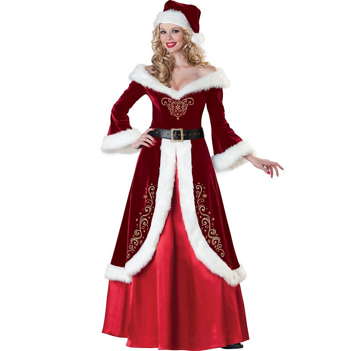 Women's Mrs. Claus Christmas Gown