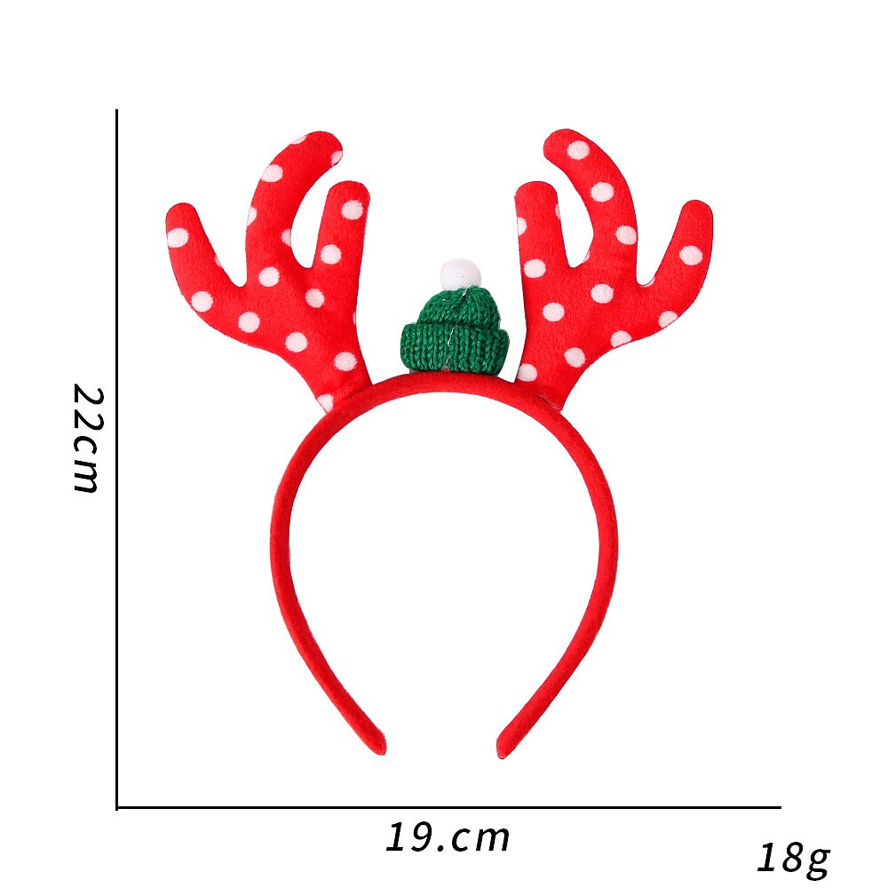 12 PCS Christmas Party Favor Headband