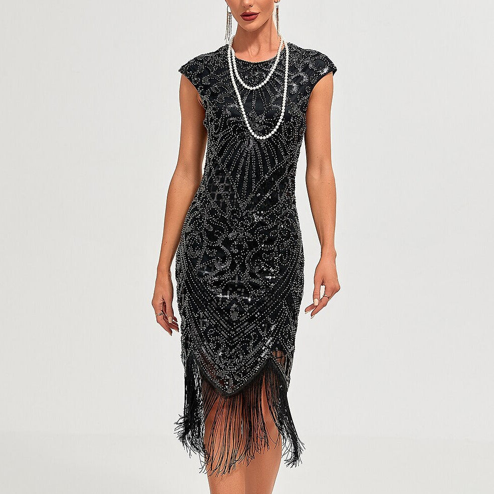 Art Deco Beading Flapper Dress