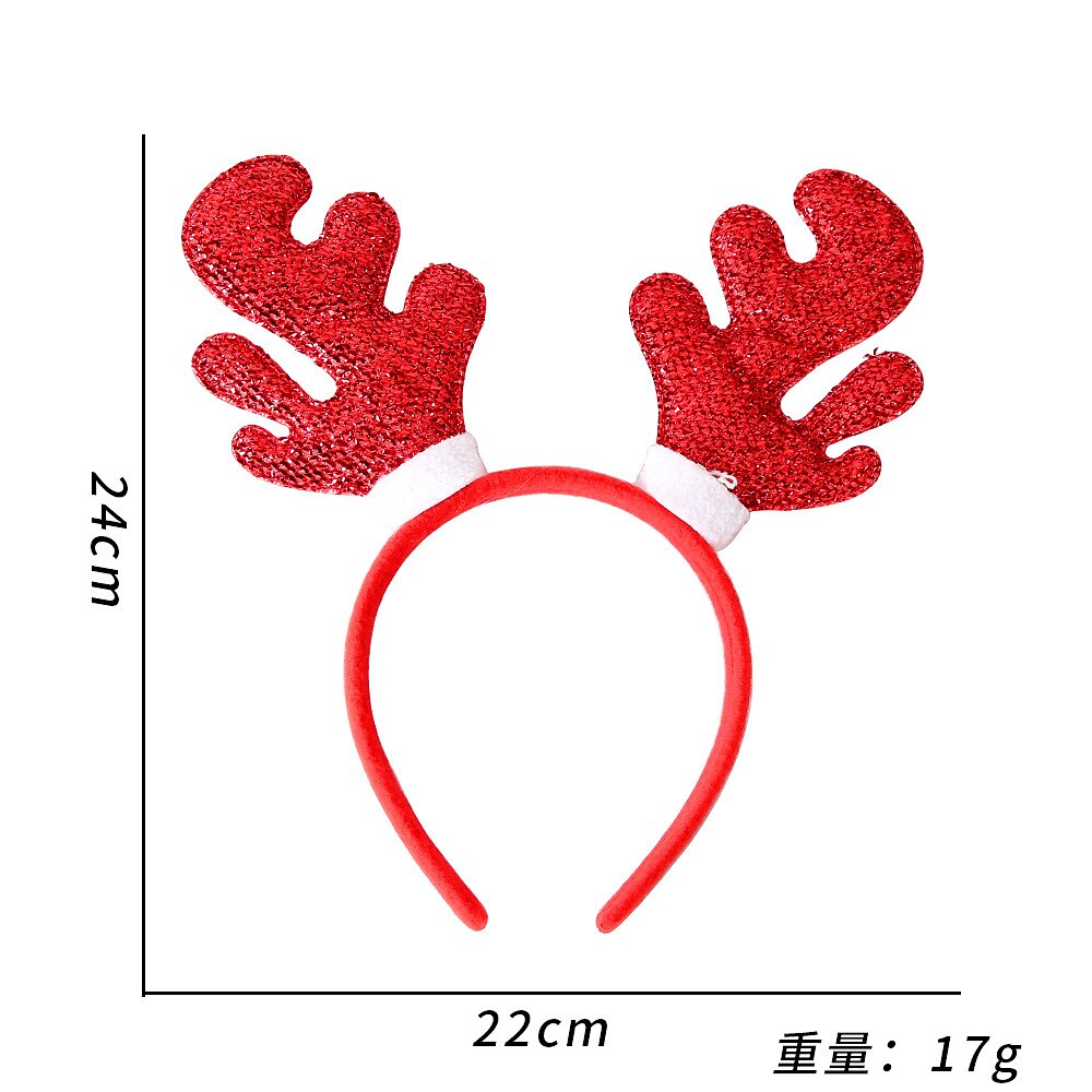12 PCS Christmas Party Favor Headband