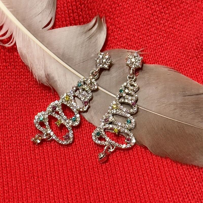 Christmas Rotating Tree Earrings