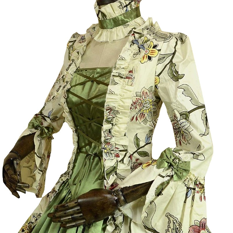 Rococo Marie Antoinette Style Gown