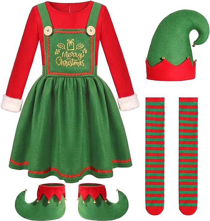 Women's Christmas Elf Costume