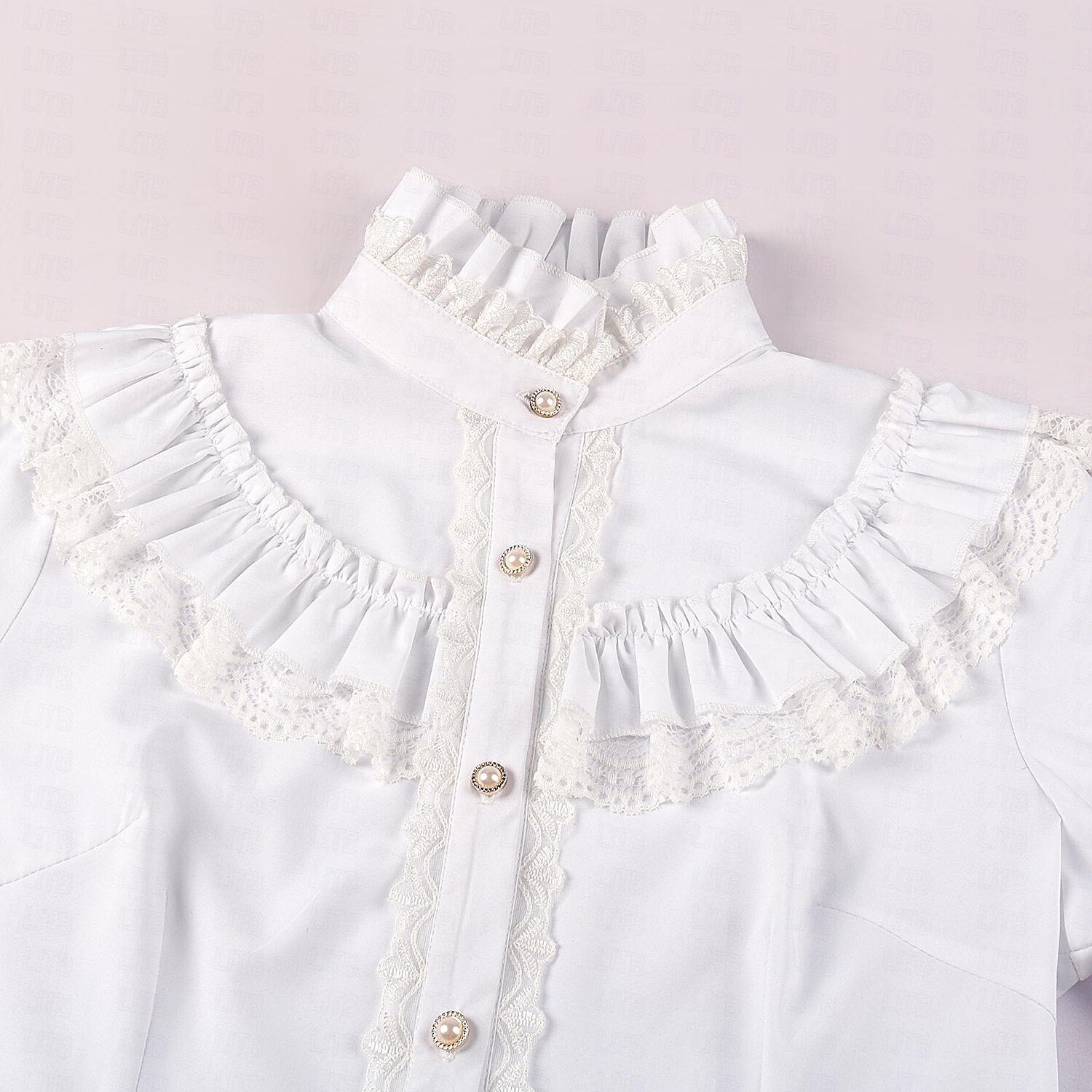 Renaissance Princess Style Ruffle Sleeve  Blouse
