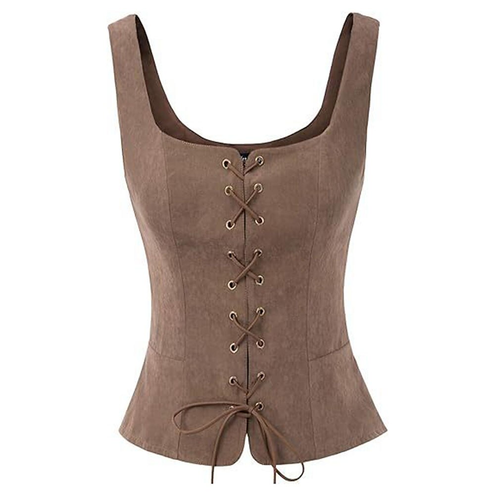 Pirate Renaissance Lace up Corset Vest Bodice