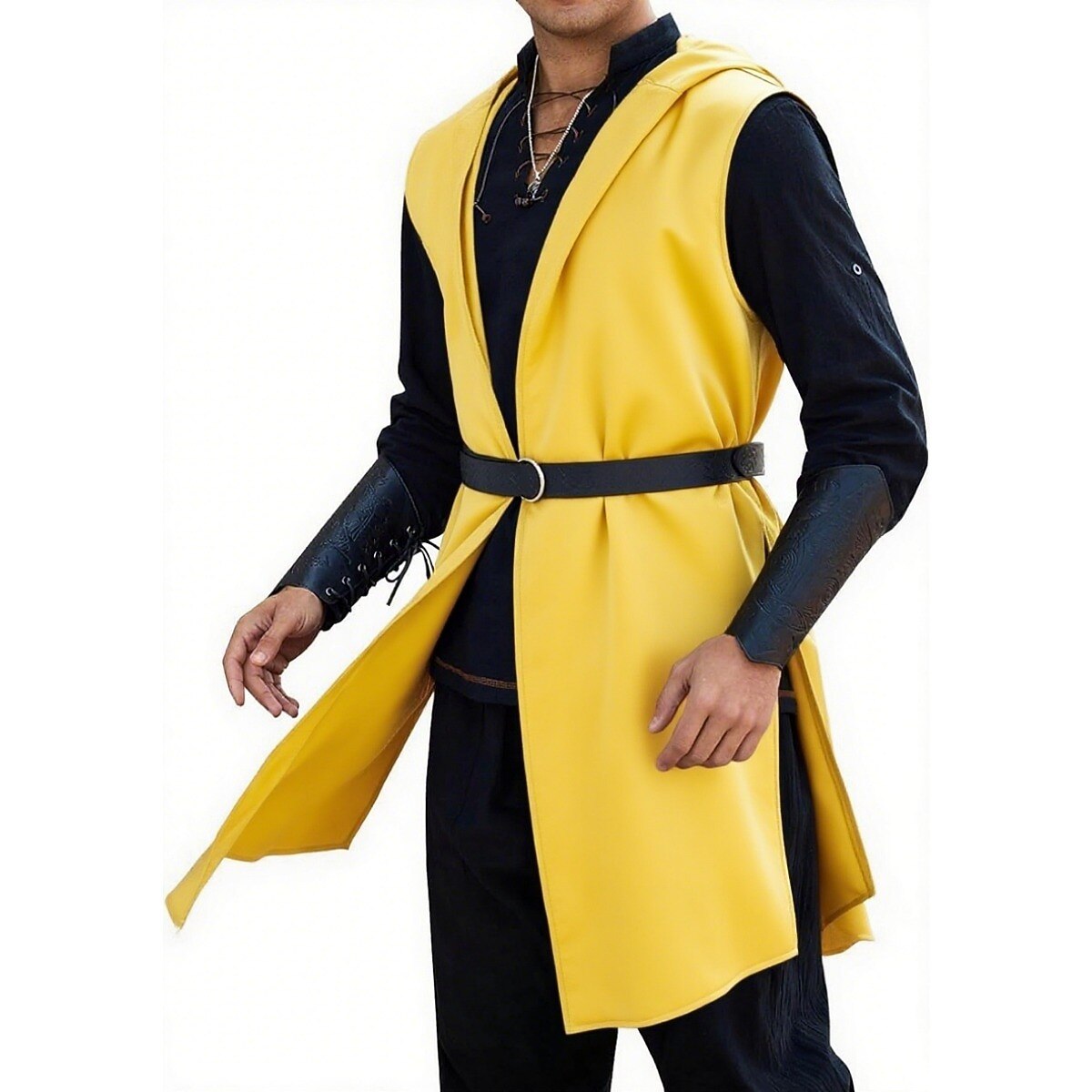 Medieval Hooded Tunic Vest