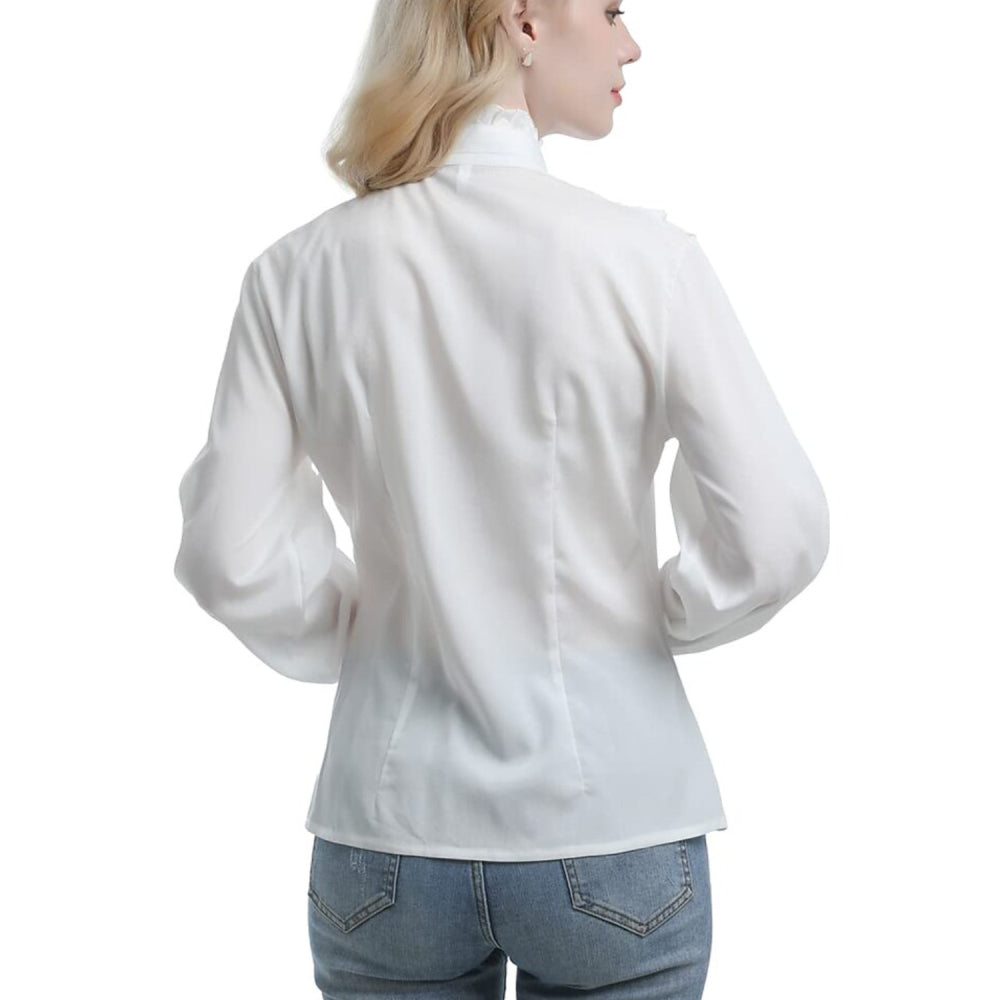 Renaissance Princess Style Ruffle Sleeve  Blouse