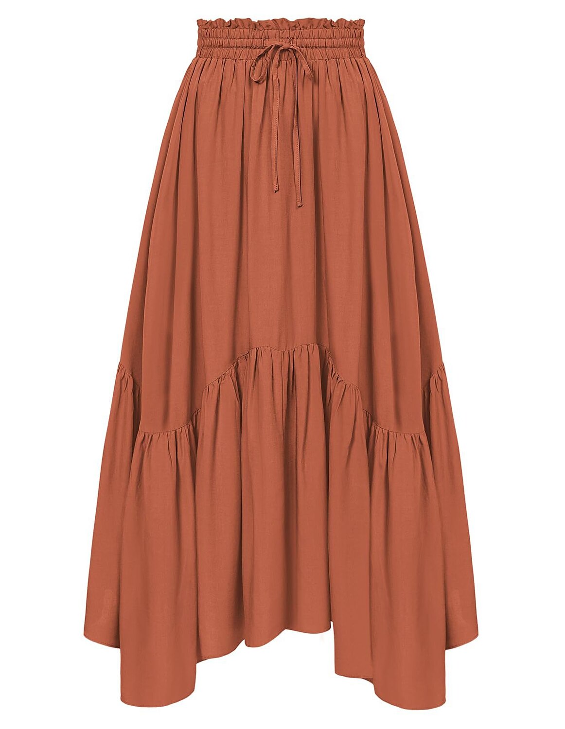 Renaissance High Waist Maxi Skirts with Pockets