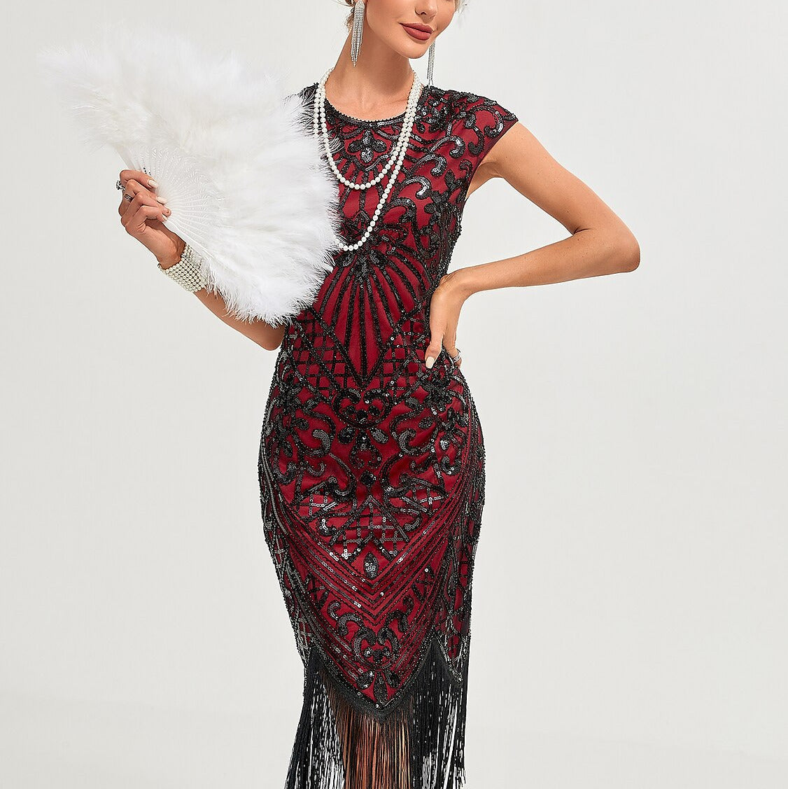 Art Deco Beading Flapper Dress