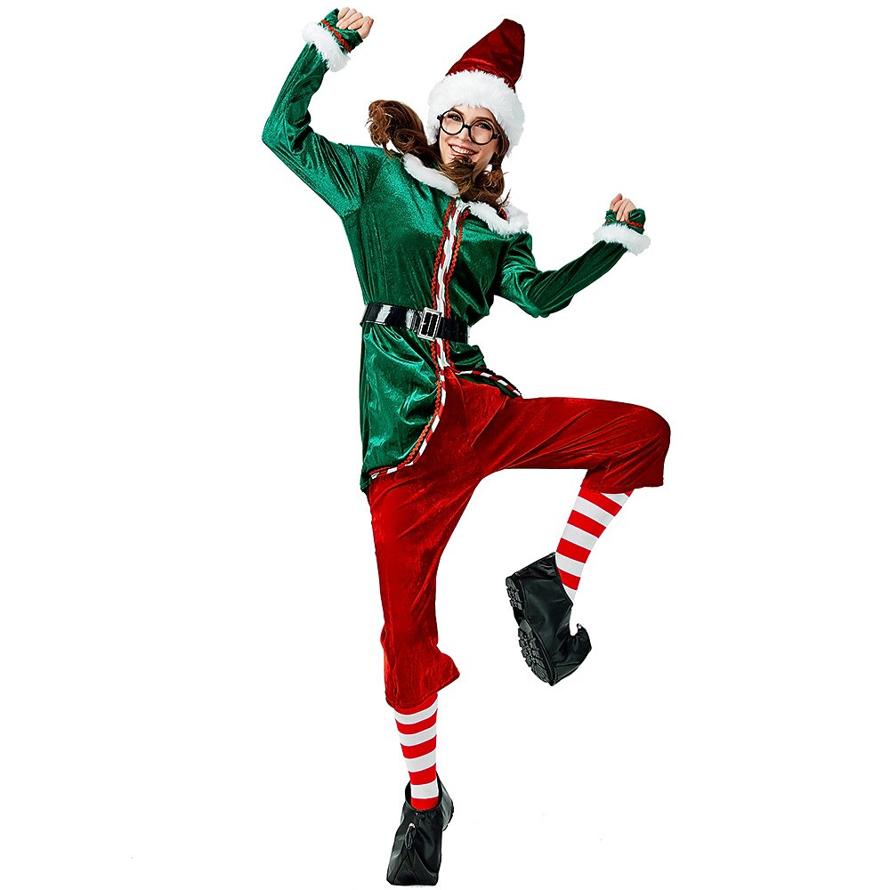 Women's Elf Santa's Helper Outfit